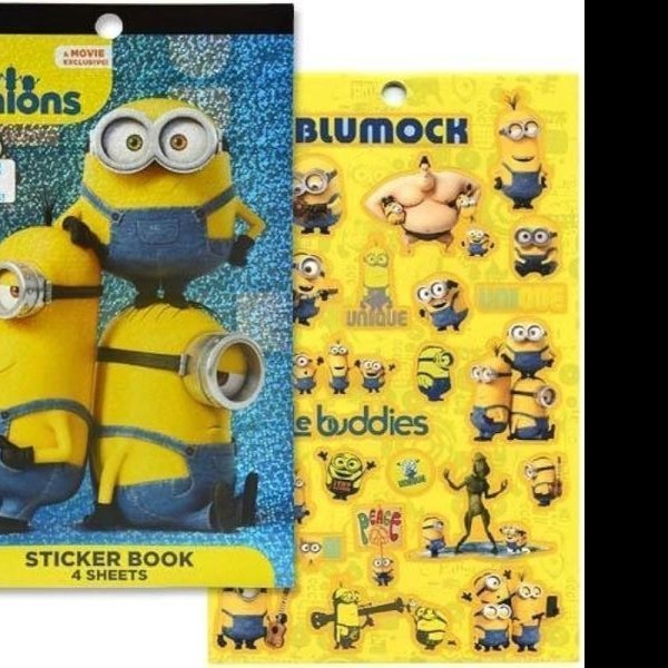 BLOCK CALCOMANIA MINNIONS GRANMARK C6H. E.12